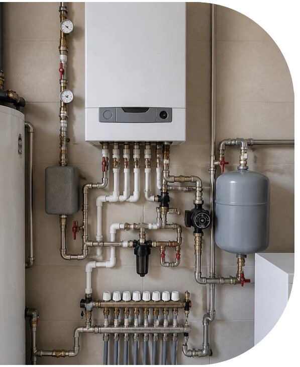 Профессиональная обвязка котла отопления в Кольчугине для дома